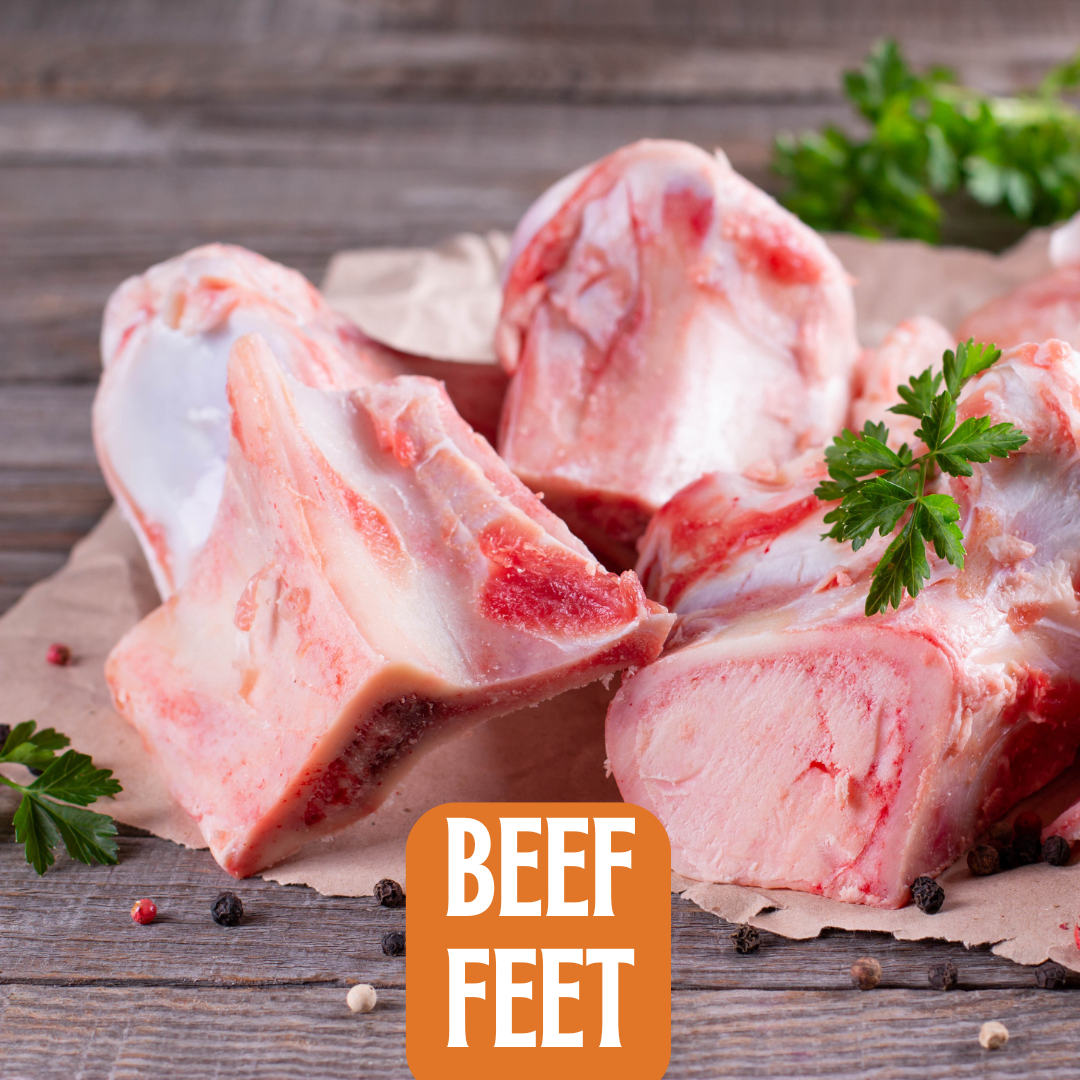 Beef Feet Bones - 2.3 lbs
