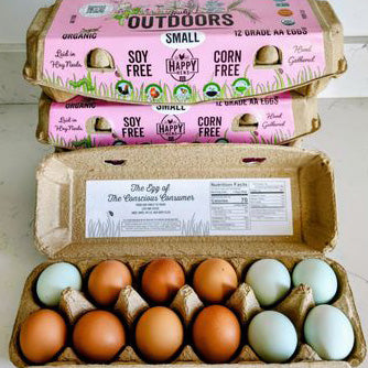 Happy Hens Eggs - 1 dozen