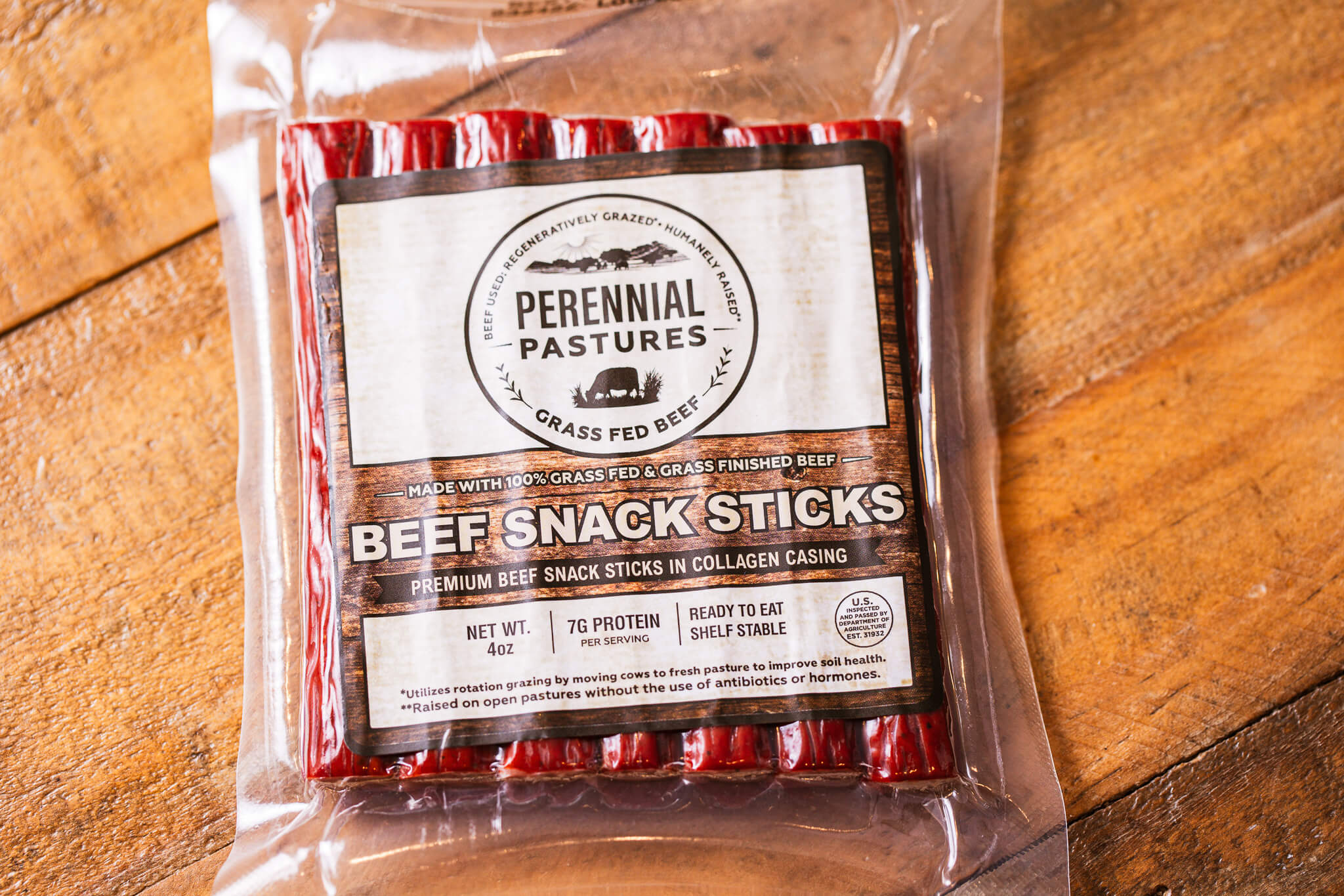 Grass Fed Beef Snack Sticks Subscription (15 packs / month)