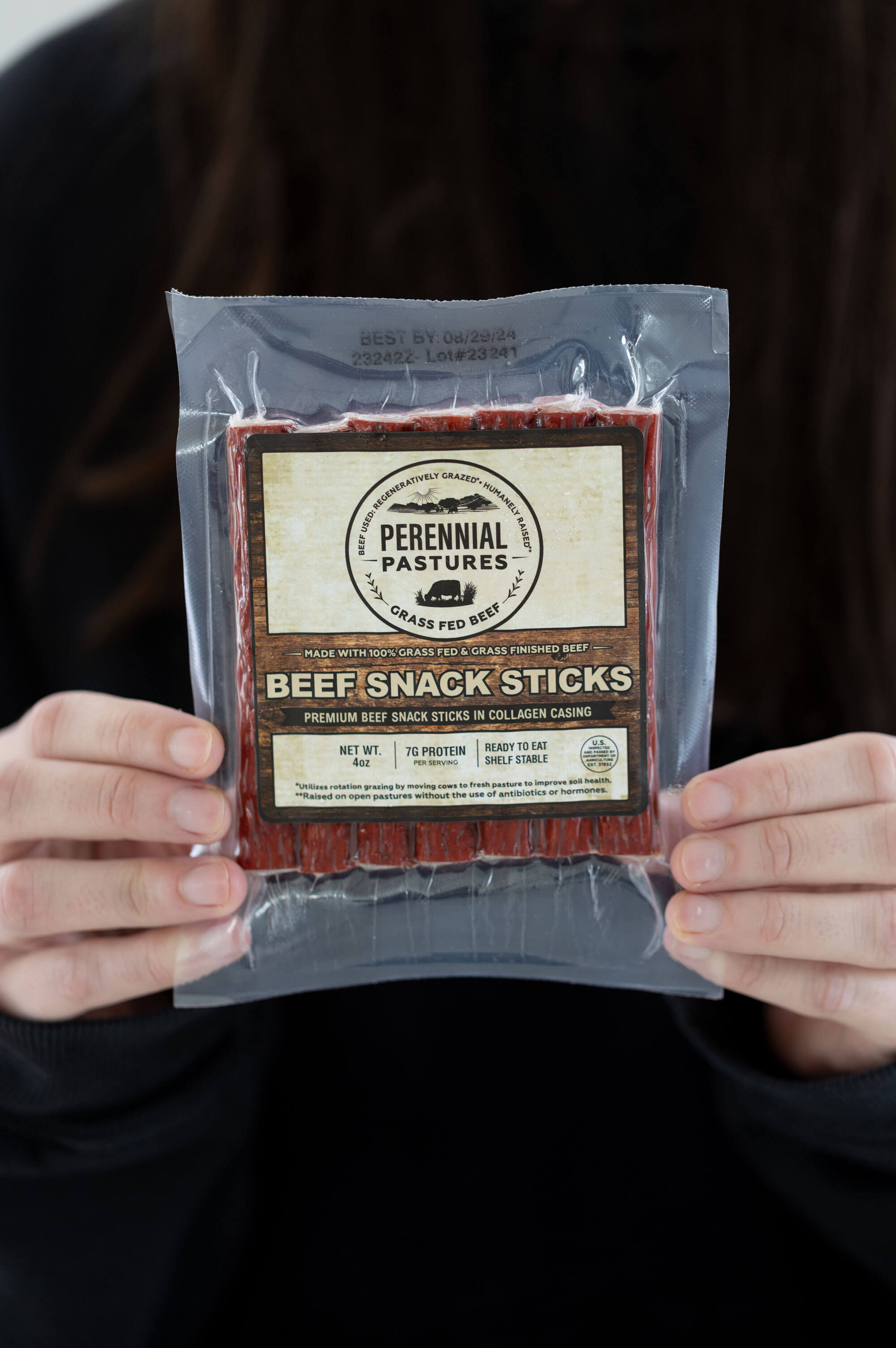 Grass Fed Beef Snack Sticks Subscription (15 packs / month)