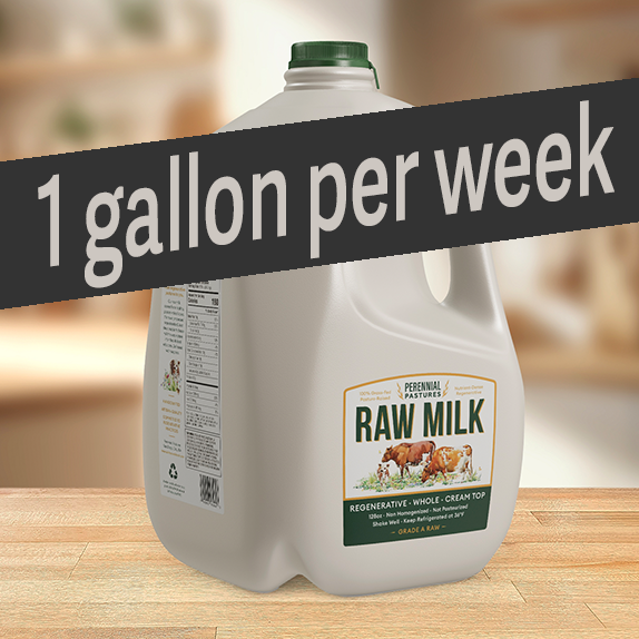Raw Milk Herd Share Bundle - 1 Share $92/monthly subscription AND one time buy-in fee