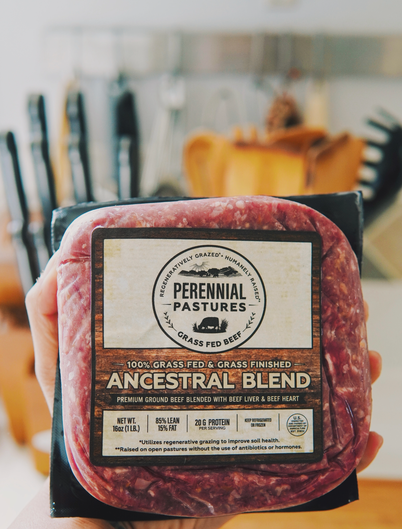 Ancestral Ground Beef Subscription Box $140 / month (subscribe & save | $14/lb)